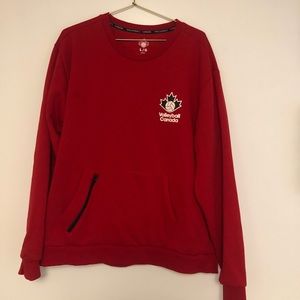 Red Volleyball Canada Sweatshirt